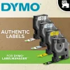Märkband Dymo D1 Durable, svart/vit, 12mm