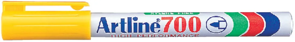 Märkpenna ARTLINE 700 perm. 0,7mm gul