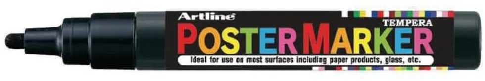 Märkpenna ARTLINE Postermarker 2mm svart