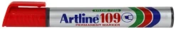 Märkpenna ARTLINE 109 sned 2-4mm röd