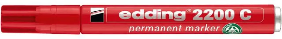 Märkpenna EDDING 2200C röd