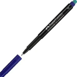 Märkpenna Faber Castell Blå, fine, 10st