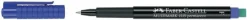 Märkpenna Faber Castell Blå, fine, 10st