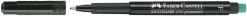 Märkpenna Faber Castell Svart, fine, 10st