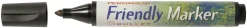 Märkpenna Friendly Marker Svart, konisk, 1mm