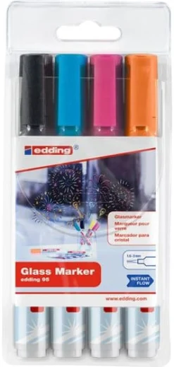 Märkpenna glastavla EDDING 95 mörk 4/fp