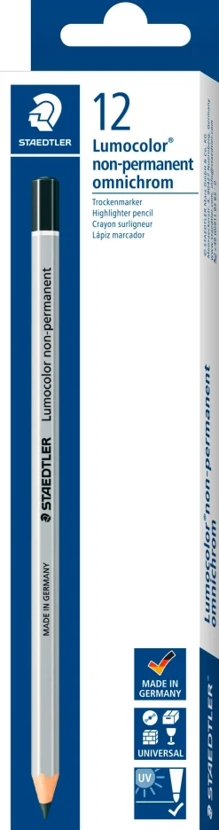 Märkpenna Lumocolor Non-Perm omnichrom svart