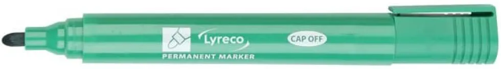 Märkpenna LYRECO 1,5mm rund grön