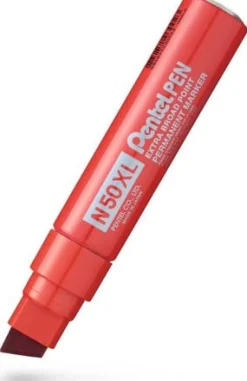 Märkpenna perm. PENTEL N50XL sned röd