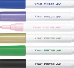 Märkpenna PILOT Pintor F 6 färger/fp