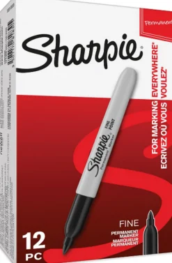 Märkpenna SHARPIE F svart