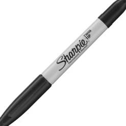 Märkpenna SHARPIE Twin Tip svart 12/fp