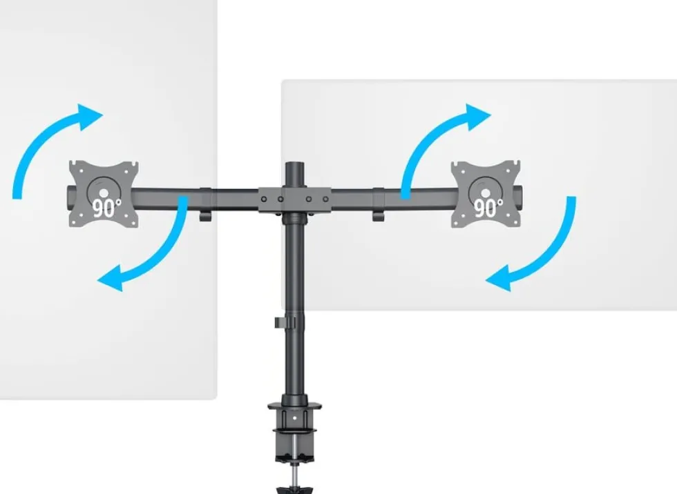 Multibrackets M Deskmount Basic Dual - Monteringssats (montering