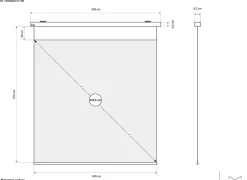 Multibrackets M Motorized Projection Screen Deluxe