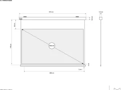 Multibrackets M Motorized Projection Screen Black Edition