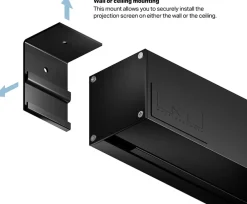 Multibrackets M Motorized Projection Screen Black Edition