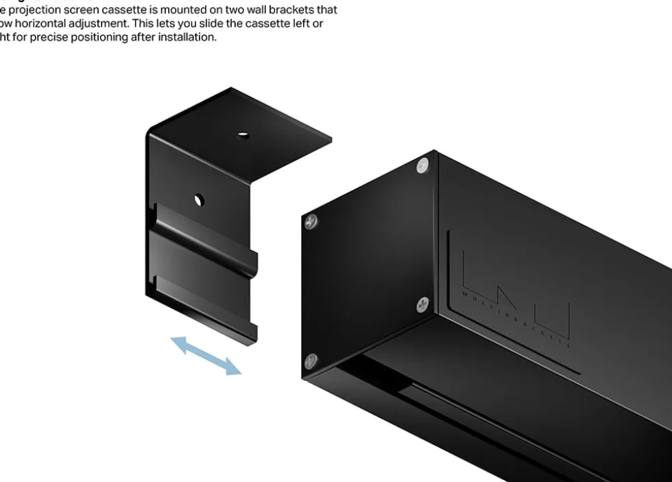 Multibrackets M Motorized Projection Screen Black Edition
