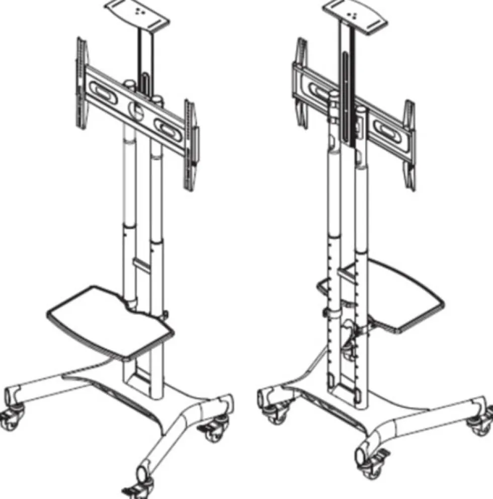 Multibrackets M Public Floorstand Basic - Ställ - för