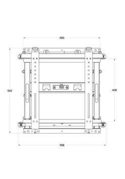 Multibrackets M Public Video Wall Mount Push HD - Monteringssats