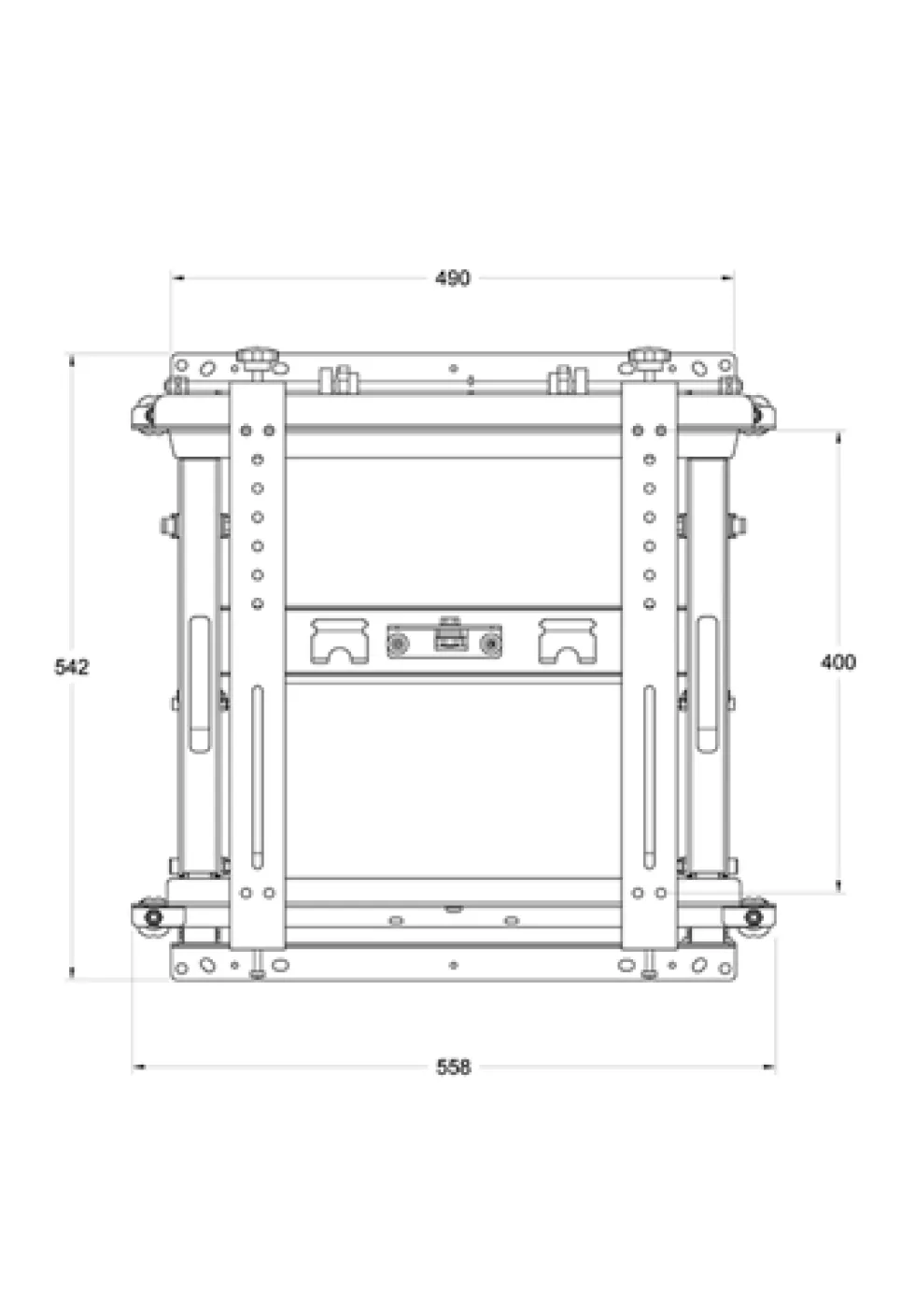 Multibrackets M Public Video Wall Mount Push HD - Monteringssats