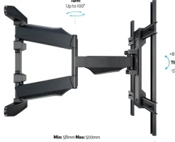 Multibrackets M VESA Flexarm XL Full Motion Dual - Konsol