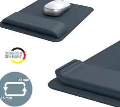 Musmatta LEITZ Ergo mörkgrå