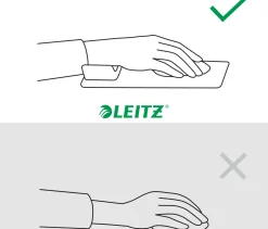 Musmatta LEITZ Ergo mörkgrå