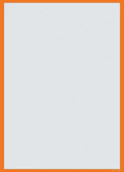 N:Affischram magnetisk A3 orange 2st