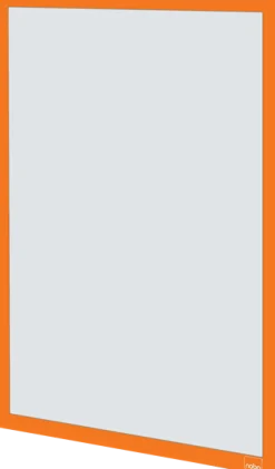 N:Affischram magnetisk A3 orange 2st
