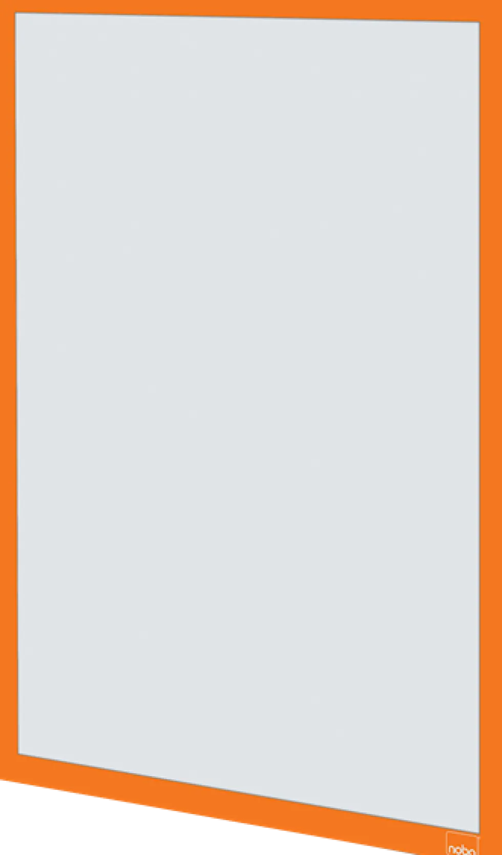 N:Affischram magnetisk A3 orange 2st