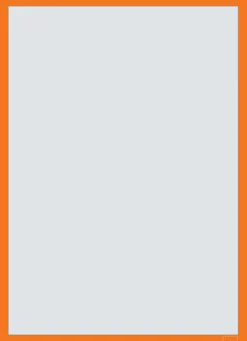 N:Affischram magnetisk A3 orange 2st