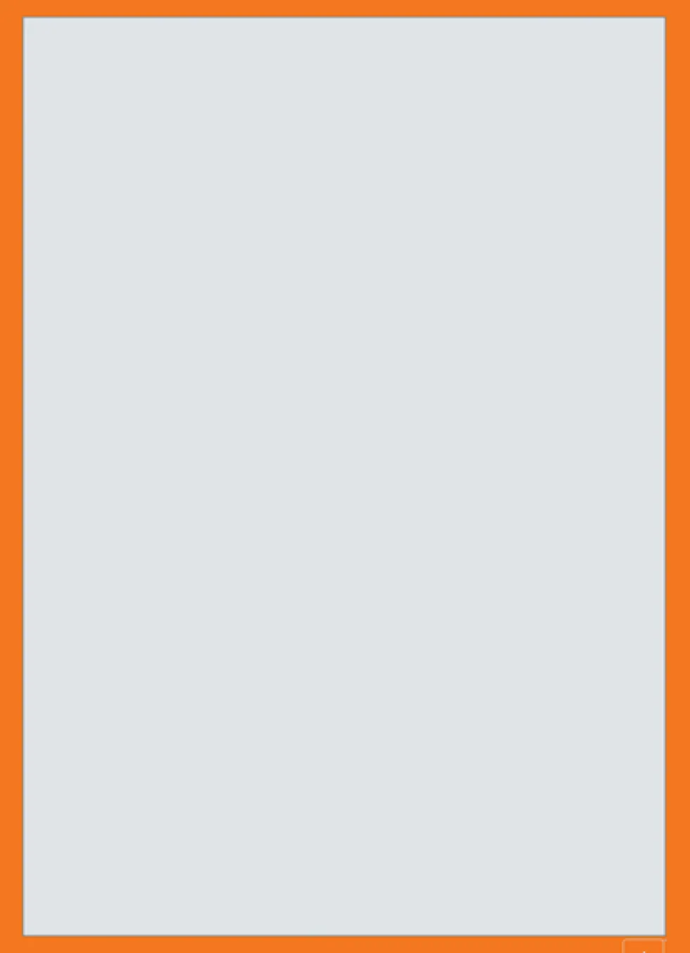 N:Affischram magnetisk A3 orange 2st