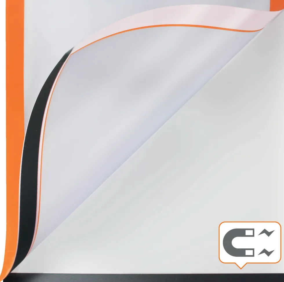 N:Affischram magnetisk A3 orange 2st