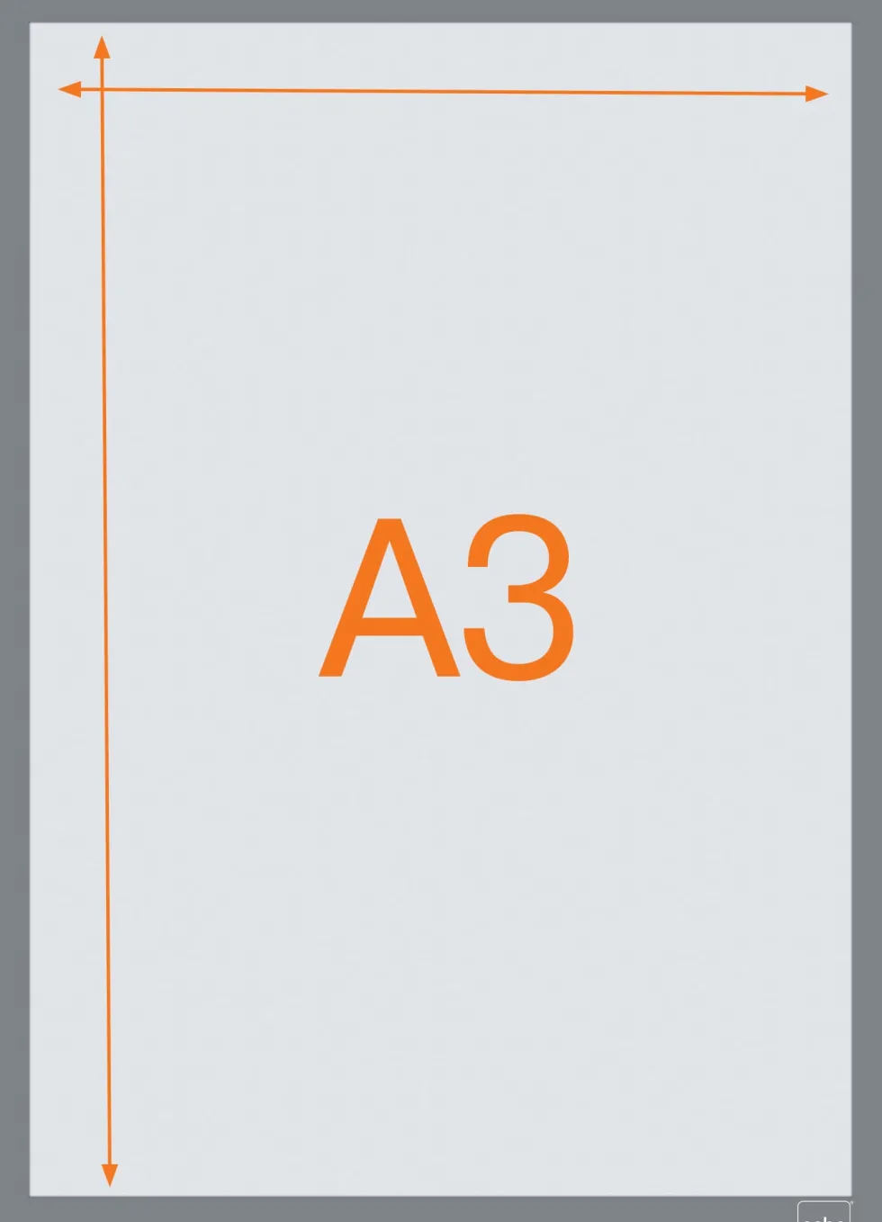 N:Affischram magnetisk A3 silver 2st
