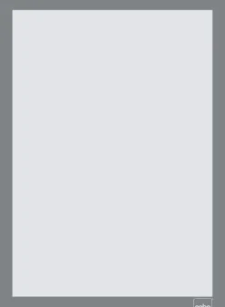 N:Affischram magnetisk A4 silver 2st