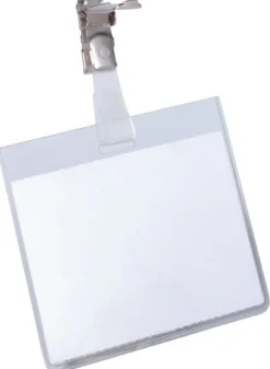 Namnskylt Durable, clips, 90x60mm, 25/fp
