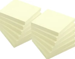Notes LYRECO recycled 76x76mm gul 12/fp