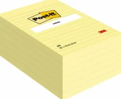 Notes POST-IT linjerat 102x152mm gul