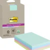 Notes POST-IT SS rec 102x152mm sort 4/fp