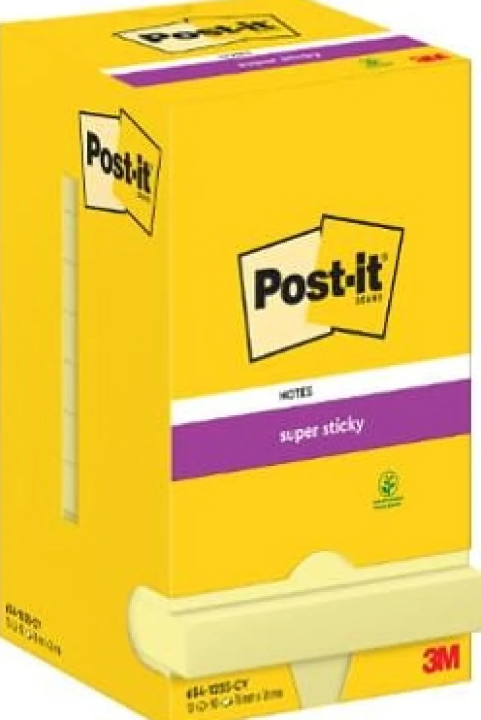Notes POST-IT SS 76x76mm gul