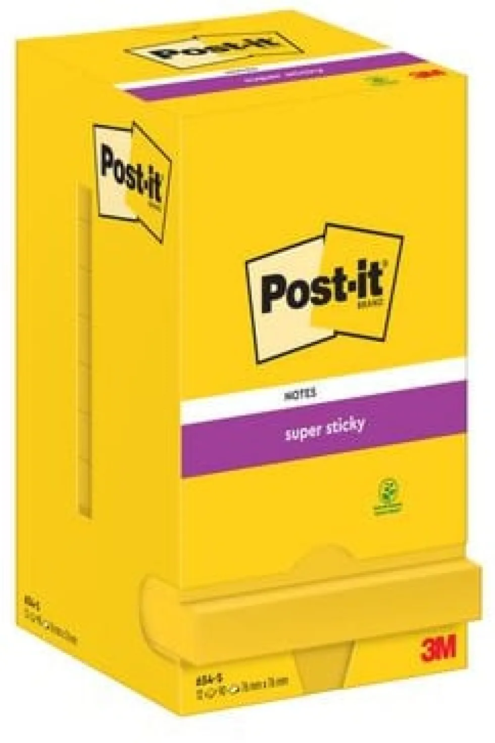 Notes POST-IT SS 76x76mm neongul