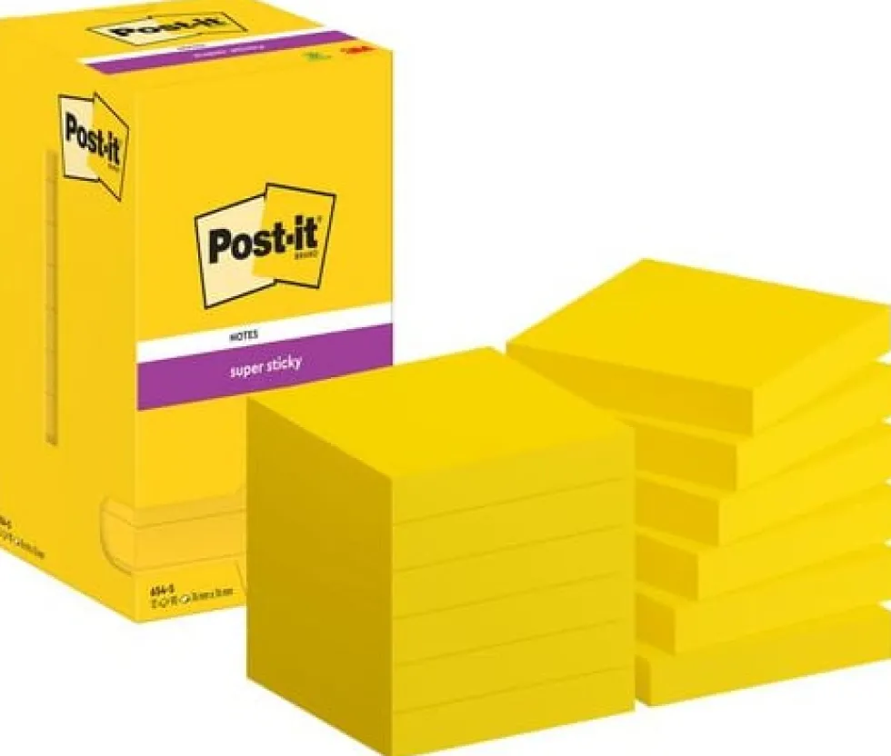 Notes POST-IT SS 76x76mm neongul