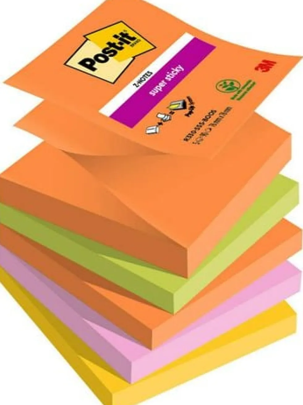 Notes POST-IT SS Z-bl Boost 76x76 5/fp