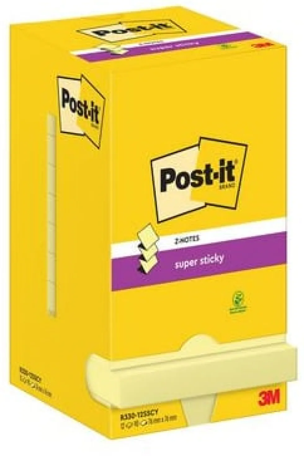 Notes POST-IT SS Z-block 76x76mm gul