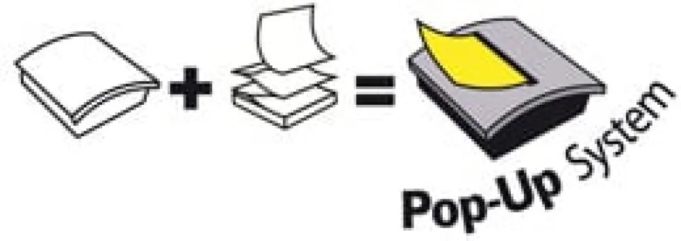 Notes POST-IT SS Z-block 76x76mm gul