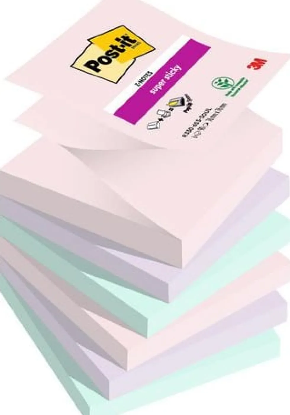 Notes POST-IT SS Z-bl Soulful 76x76 6/fp