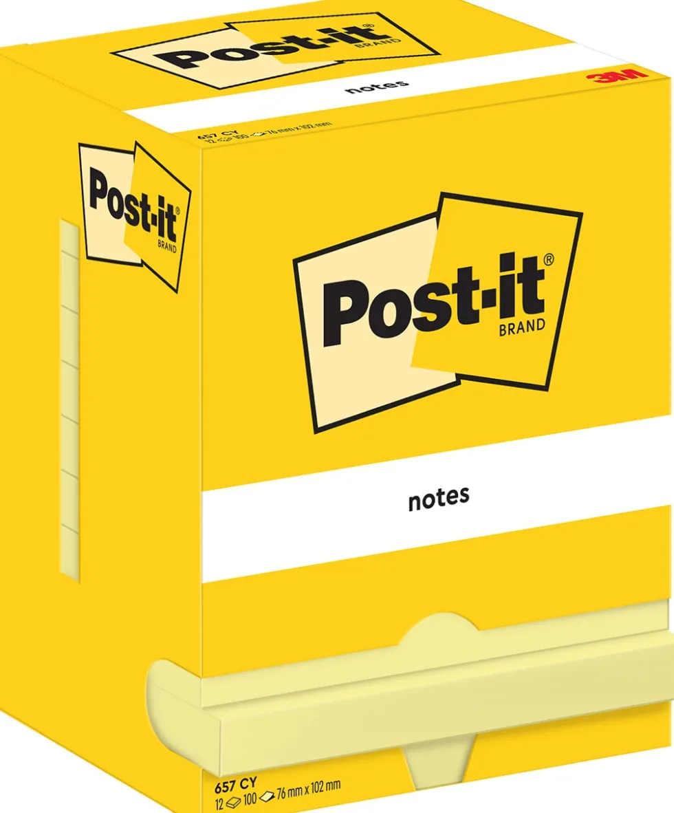 Notes POST-IT 76x102mm gul