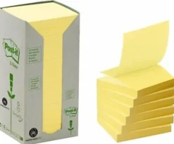 Notes POST-IT Z-block rec 76x76gul 16/fp