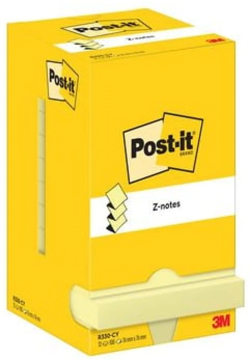 Notes POST-IT Z-block 76x76mm gul