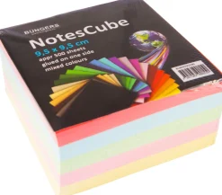 Notisblock limmad 95x95mm färg